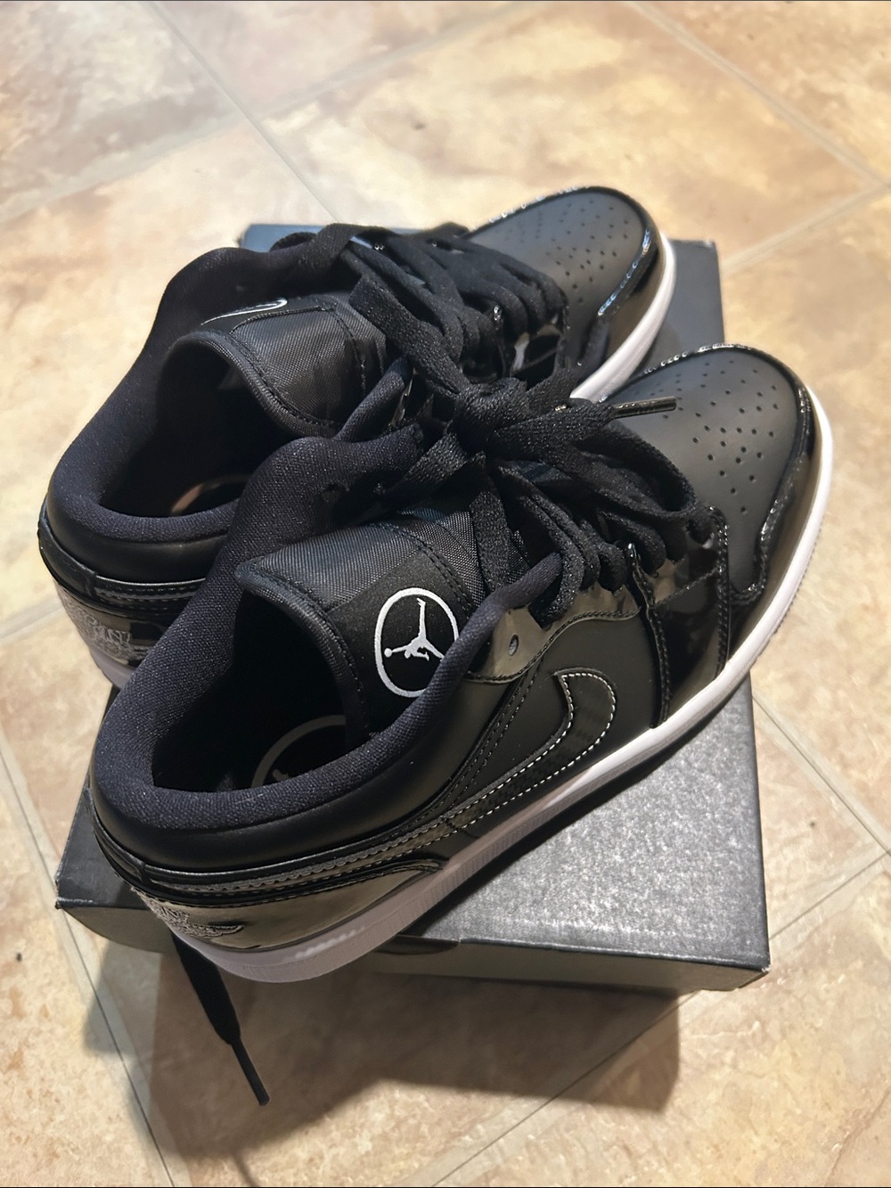 Nike Black and White Low-Top Athletic Sneakers